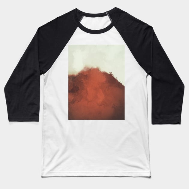 Red Rock Baseball T-Shirt by hraunphoto